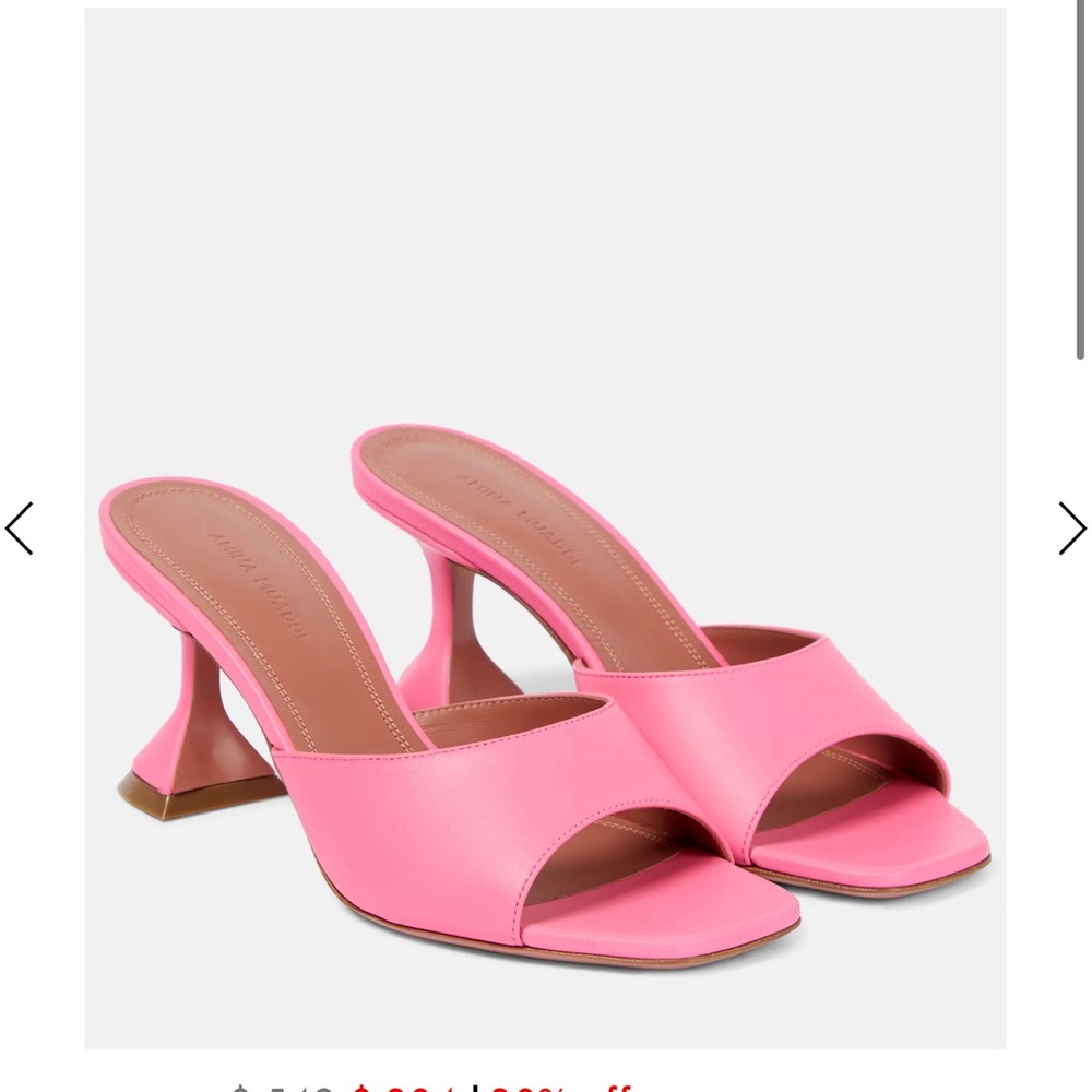 SOLD Amina Muaddi Luputa mules 💋